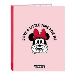 Carpeta de anillas Minnie Mouse Me time Rosa A4 (26.5 x 33 x 4 cm) Precio: 4.49999968. SKU: S4307692