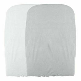 Domiva Juego de 2 Fundas Cambiador de Bebé de Esponja Elástica - Blanco / Perla Precio: 27.69000058. SKU: S7100117