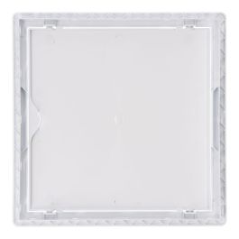 Tapa de registro cuadrada empotrable abs 20x20cm blanca