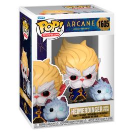 Funko POP! League of Legends Arcane Heimerdinger with Poro Figura de Vinilo 9cm