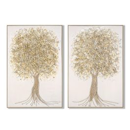 Cuadro Tradicional DKD Home Decor Blanco Dorado 4 x 122 x 82 cm (2 Unidades) Precio: 117.78999947. SKU: B15WTA9F97
