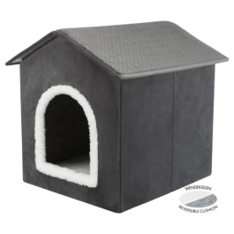 Caseta Trixie Livia Blanco Gris oscuro 38 × 41 × 44 cm