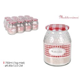 Inde Tarro de Vidrio con Celdillas y Tapa para 1 kg de Miel - 750 ml (12 Unidades) Precio: 14.49999991. SKU: B17QYZL9KD
