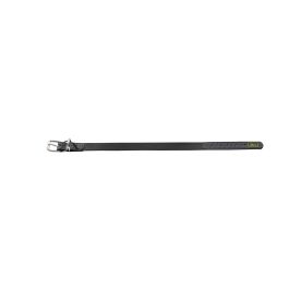 Hunter Collar Perro Convenience Plástico Impermeable Robusto para Uso Diario y Trabajo Negro Cuello 42-50 cm M-L Ancho 2.5 cm