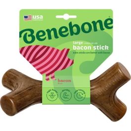 Benebone Juguete masticable para perros adultos, Talla L, sabor tocino, duradero y resistente Precio: 35.50000003. SKU: B15XCH4ZHS