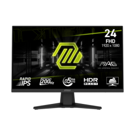 MSI Monitor MAG 244F 23.8" Full HD Rapid IPS 200Hz 0.5ms GTG 9S6-3BC41H-001 MSI Monitor MAG 244F 23.8" Full HD Rapid IPS 200Hz 0.5ms GTG 9S6-3BC41H-001