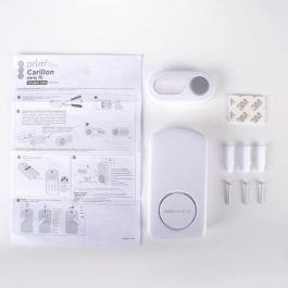 SCS Sentinel CSF0102 Timbre Inalámbrico OneBell 200 con Alcance de 200m y 15 Melodías, Resistencia IP55