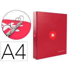 Antartik Carpeta 4 Anillas 40 mm Mixtas Antartik A4 Forrada Color Frambuesa Precio: 5.89000049. SKU: B1AWHP4HPQ