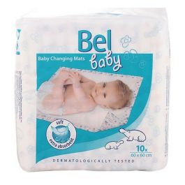 Bel Baby Cubrecamas Bebé 60 x 60 cm 10 Unidades, Absorbentes y Suaves, Testadas Dermatológicamente para Cambio de Pañal Precio: 3.99000041. SKU: S4604312