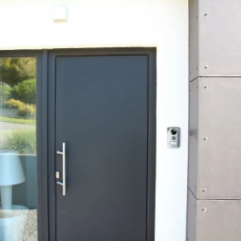 Chacon CHA5411478348641 Videoteléfono 2 timbres Pantalla 7 Pulgadas Ultra Delgado Negro