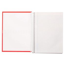 Cuaderno Espiral Liderpapel A4 Crafty Tapa Forrada 80H 90 gr Rayado Horizontal Con Margen Colores Surtidos 5 unidades