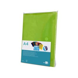 Carpeta Liderpapel Dossier A4 Cierre De Velcro Verde 12 unidades