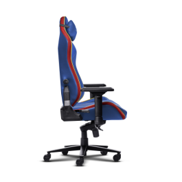 Trust GXT 721SM 25742 Ruya Pro Silla para videojuegos universal acolchada, hasta 150 kg, Azul/Rojo