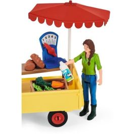 Schleich Puesto Agrícola Móvil FARM WORLD con Carro, Manzanas, Huevos, Leche y Poni Schleich Puesto Agrícola Móvil FARM WORLD con Carro, Manzanas, Huevos, Leche y Poni