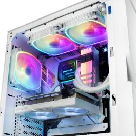 Enermax ELC-AQFA240-SQA-W Refrigeración Líquida AIO 240mm para CPU, Intel LGA 1700/AM5/AM4, Blanco, ARGB