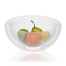 Frutero Metal Blanco Versa 15CM (2 Unidades) Frutero Metal Blanco Versa 15CM (2 Unidades)