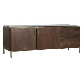 Mueble de TV DKD Home Decor Marrón Acero Madera de mango (140 x 40 x 48 cm) Mueble de TV DKD Home Decor Marrón Acero Madera de mango (140 x 40 x 48 cm)
