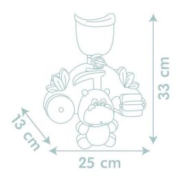 Smoby SMOB140405 Juguete de Baño para Bebé Little Smoby Hippo con Tobogán y Ruedas, 18 meses, Azul y Verde Smoby SMOB140405 Juguete de Baño para Bebé Little Smoby Hippo con Tobogán y Ruedas, 18 meses, Azul y Verde