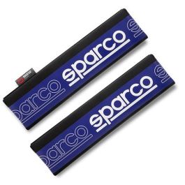 Sparco SPC1208BL Almohadillas de Cinturón Acolchadas, Set de 2, Azules y Negras, Confort Extra, Anti-rozaduras, Velcro Sparco SPC1208BL Almohadillas de Cinturón Acolchadas, Set de 2, Azules y Negras, Confort Extra, Anti-rozaduras, Velcro