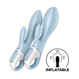 Vibrador Doble Estimulación Satisfyer Azul Vibrador Doble Estimulación Satisfyer Azul