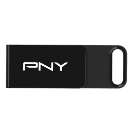 PNY Elite USB Tipo C 64 GB USB 3.2 Gen 1 (3.1 Gen 1) Negro Unidad Flash