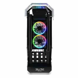 Caja Semitorre ATX Sharkoon ELITE SHARK CA700 LED RGB Negro/Blanco Blanco