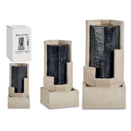 Fuente de Resina Grande Triángulo Giftdecor 17x48.5x25 cm, Marrón/Negro Precio: 50.49999977. SKU: S3608828