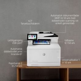 HP 3QA55A LaserJet Enterprise MFP M480f Impresora Láser Color Multifunción, Dúplex, ADF, Fax, 27 ppm, Empresa