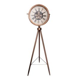 Reloj Home ESPRIT Cristal Madera de abeto 61 x 55 x 183 cm