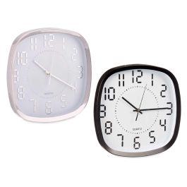 Reloj Redondo 31Cm Plata Negro Surt Giftdecor (6 Unidades) Reloj Redondo 31Cm Plata Negro Surt Giftdecor (6 Unidades)
