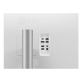 LG Monitor 27" 27BP55U-B 4K UHD, IPS, 5ms, HDR10, HDMI, DP, USB-C, Plata