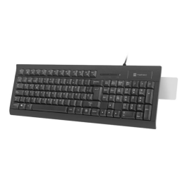 NATEC NKL-2052 Teclado USB Alámbrico QWERTY Español Completo (105 teclas) de Oficina con Interruptor de Membrana Negro Precio: 37.50000056. SKU: B1E8LBYSCZ