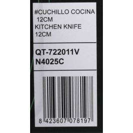 Quttin Cuchillo de Cocina 12 cm Colección Moare - 2x2x23 cm (6 Unidades)