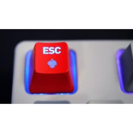 XTRFY K4V2 Teclado Mecánico Gaming RGB TKL Retro Negro Cherry MX2A Rojo AAATP04629