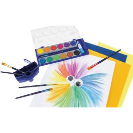 Pelikan PI8/PB Juego de pinceles sintéticos, surtido de 8 piezas para escolares, con mango de madera FSC