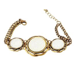 Pulsera Mujer Cristian Lay 437080 Blanco Acero Dorado (19 cm) Precio: 13.59000005. SKU: S0303250