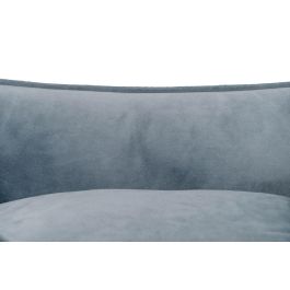 Gloria Cuna Rectangular Cadaqués 60x50 cm Azul - Relleno Reciclado, Base Antideslizante, Lavable a Máquina (Max. 30º)