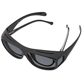 WEDO Gafas de Sol de Sobreponer Incl. Estuche, Color Negro