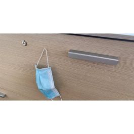 Inofix Mini ganchos colgadores adhesivos 3733-8-001 (12 unid.) - Transparentes, sin dejar rastro, PVC