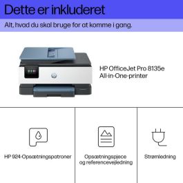 HP OfficeJet Pro 8135e Impresora Multifunción Color Tinta con Fax para Hogar/Oficina, compatible con HP Instant Ink y HP+