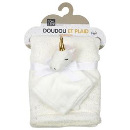 Tom et Zoe Manta Y Peluche Doudou Unicornio para Bebé 100x75 cm Precio: 14.49999991. SKU: B1CLWNALPE