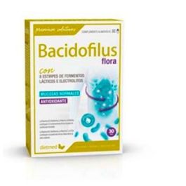 DIETMED Bacidofilus Flora 30 Cápsulas - Complemento Probiótico para Flora Digestiva con Vitaminas B2, C, Niacina, Biotina y Zinc Precio: 17.8899996. SKU: B19MTXAF9J