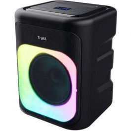 Trust 25280 Altavoz Portátil Bluetooth Azura 100W Pico, Luces RGB, Impermeable, 11h Batería y Micrófono Trust 25280 Altavoz Portátil Bluetooth Azura 100W Pico, Luces RGB, Impermeable, 11h Batería y Micrófono