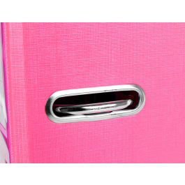 Liderpapel Documenta Archivador de palanca Folio 75 mm Rosa con compresor metálico