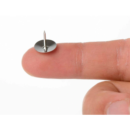 Liderpapel Chincheta Niquelada Caja de 100 Unidades