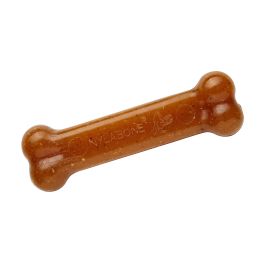 Nylabone Hueso Mordedor Suave para Cachorros, Ayuda Dentición y Limpieza Dental, Sabor Pollo Natural, Talla M