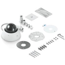 Ubiquiti Cámara Domo 4K (3840x2160) 8MP PoE Resistente al Vandalismo IP66 IK10 con IA, Visión Nocturna IR Larga Distancia
