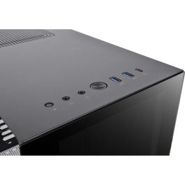 Thermaltake Divider 300 TG Black Midi Tower PC ATX con Ventana de Vidrio Templado USB 3.2 Gen1/Gen2