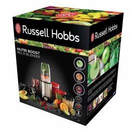 Russell Hobbs 23180-56 Extractor de Nutrientes NutriBoost 700W Acero Cepillado, 2 Cuchillas y Jarras 700/350ml