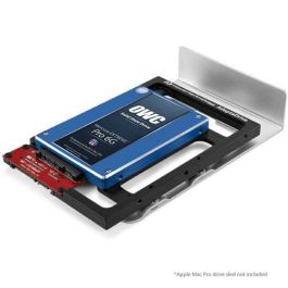 OWC Adaptador Conversor de Bahía 2.5" a 3.5" SATA para Discos Duros HDD y SSD, Aluminio Negro, Compatible con Mac/PC, Flujo de Aire Óptimo